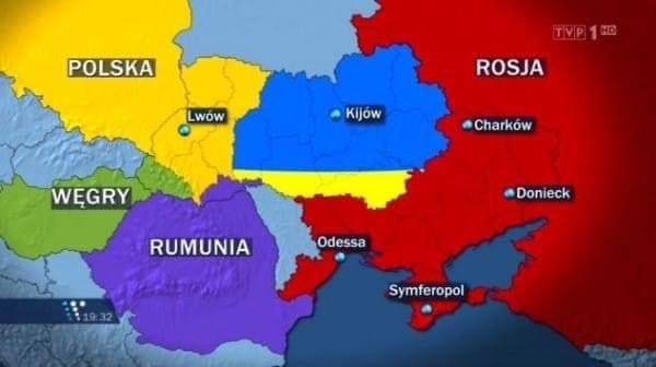Экс-депутат Рады показал польскую карту раздела Украины